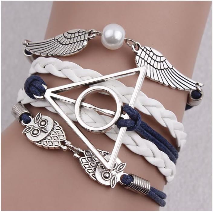 Deathly Hallows Bracelet,charm jewelry handmade bracelets