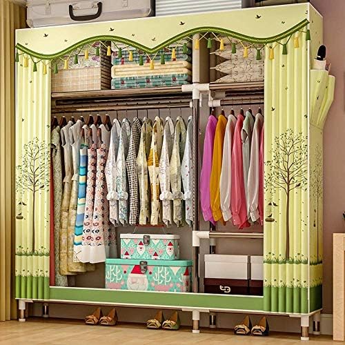 Wardrobe Canvas, Simple Cloth Upgraded Simple Single Pack Cloth Double, 4