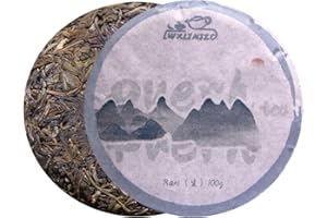 LWXLJMJZC-2021yr Raw Puerh Tea Cake Sheng (uncook) Pu-erh Tea Natural Yunnan Puer Tea-3.53oz