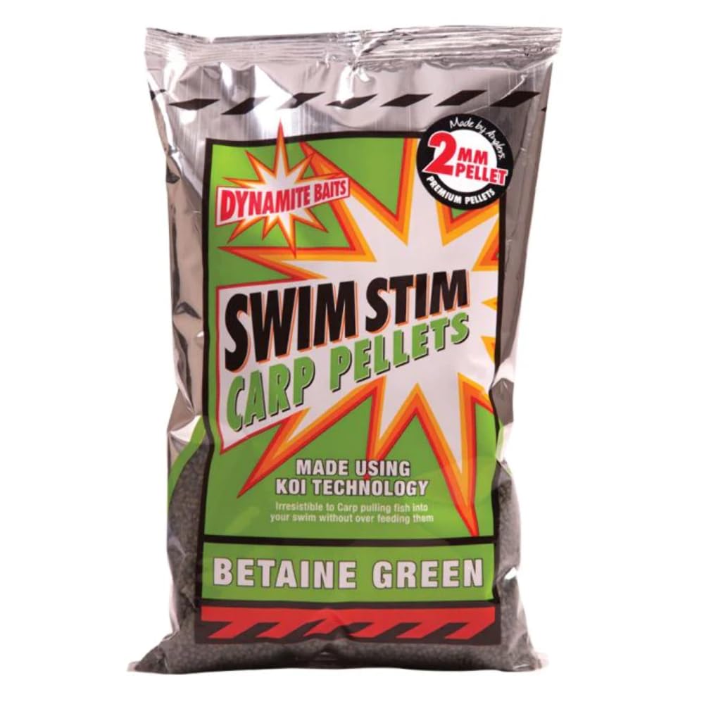 Dynamite Swim Stim Betaine Grn 2mm Pellets, Grey, One Size