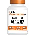 BulkSupplements.com Fadogia Agrestis Capsules - Fadogia Agrestis Supplement, Fadogia Agrestis 600mg - for Energy Boost, Vegan, 1 Capsule per Serving, 240 Veg Capsules (Pack of 1)