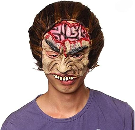 Halloween horror mask Scary Band with eye mask Long Haired Scary