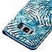 Firefish Galaxy S8 Wallet Case, TPU [Slim Fit] Magnetic Closure Case Folio Flip Kickstand Card Slots Holder Cover[Wrist Strap] Cash Full-Body Protective Cover for Samsung Galaxy S8 (5.8 Inch)-Leaves