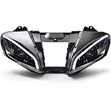 KT Headlight Assembly for Yamaha R6 2006 2007 V2 White Optical Fiber