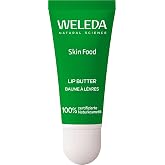 Weleda Skin Food Lip Butter, 0.27 Ounce, Plant Rich Moisturizing Lip Care with Sunflower Seed Oil, Chamomile and Calendula