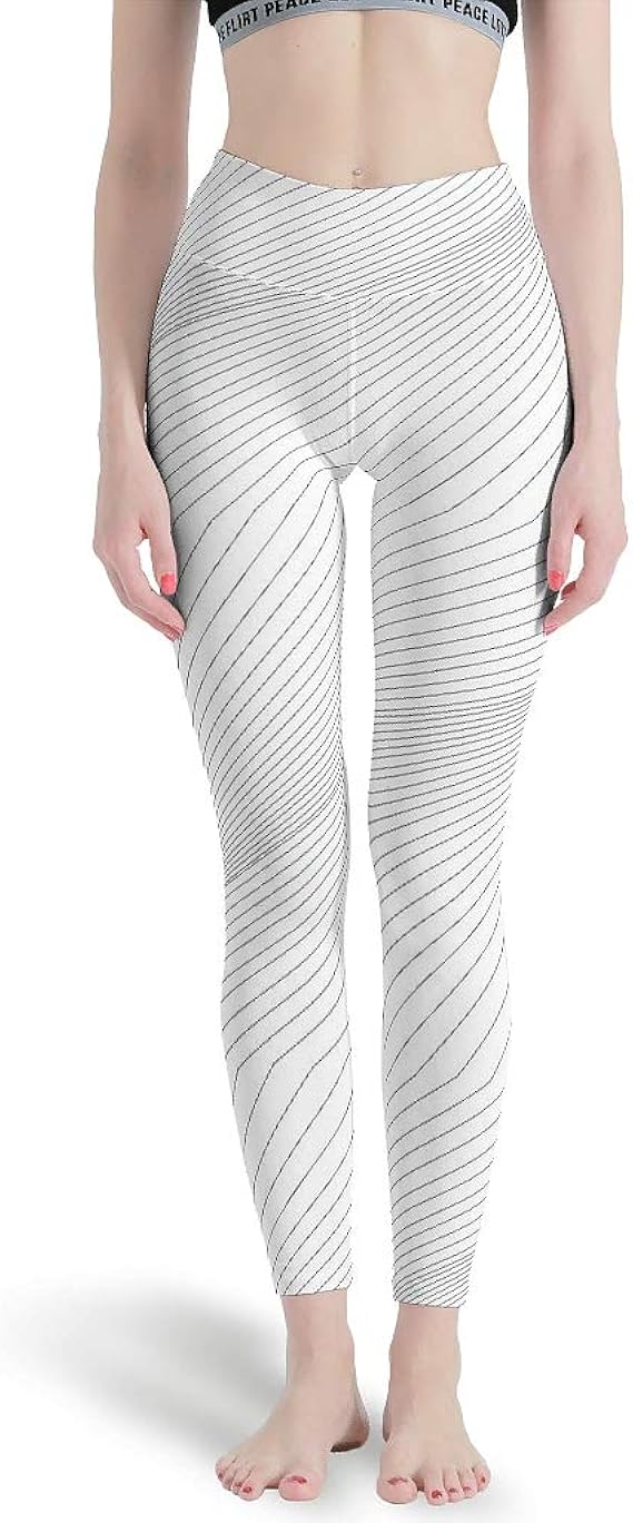 NUM Black and White Abstract Pattern Women's High Waist