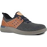 Rockport Works Truflex Work Comp Toe/ESD Men's Oxford, 9 D(M) US, Blue-Tan