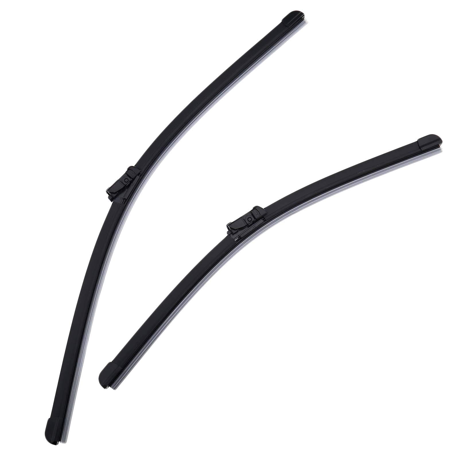 OTOTEC Front Windscreen Windshield Wiper Blades Replacement Compatible with Skoda Yeti 2009-2017 Front Windscreen 24 Inch 19 Inch Flat Wiper Blades