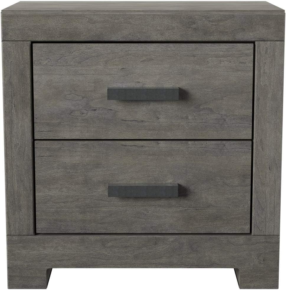Ashley Furniture Signature Design - Culverbach Nightstand - Contemporary Style - Gray: Kitchen & Dining