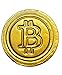 Bitcoin Chocolate Coins - Gluten Free, Solid Milk Chocolates , Kosher Certified Gelt | Cryptocurrency Themed Souvenir, Party Favor or Fun Gift