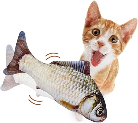 Namsan Jouet De Poisson Cataire Pour Chats Jouet De Chat De Poisson Electrique Simulation De Peluche De Poisson Realiste Jouet De Chat Interactif Jouets A Macher Mobiles Amazon Fr Animalerie