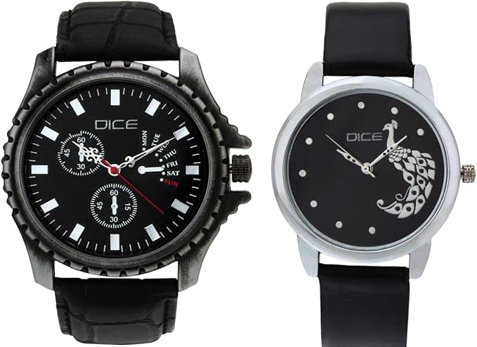 Stylish Couple Watches Combo of 2 Watches for Couple-02