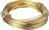 SISI UK Brass Picture Hanging Wire Kit 3 Meters with 20 Eye Screw Hooks view 3