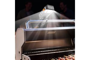 Grill Light for Blackstone Griddle & Weber Grill, Goldusk Rechargeable BBQ Lights with 160° Beam Automatic On/Off 2-Level Brightness Grilling Accessories for Outdoor Grill Gifts for Men Dad Husband