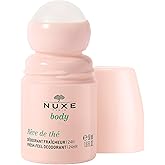 NUXE Aluminum Free Antiperspirant Deodorant Rêve de Thé. Natural, Extra Strength 24 Hour Odor & Sweat Protection for Women, 1.6 Fl Oz
