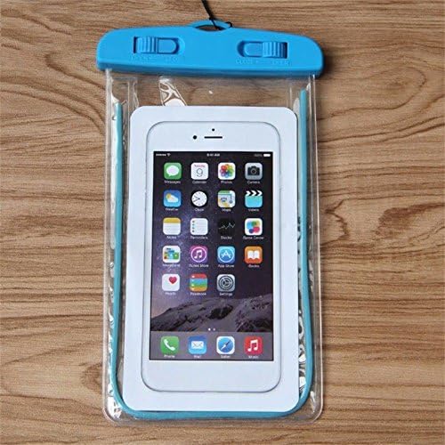 Universal Waterproof Case, New Type PVC Waterproof Pouch for Outdoor Sports with IPX8 Certified for iPhone, Samsung, Google Pixel, HTC, LG, Huawei,Smartphone Devices Up To 6.0 (blue)