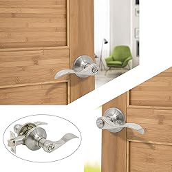 Gobrico Keyless Privacy Wave Door Lever Hardware