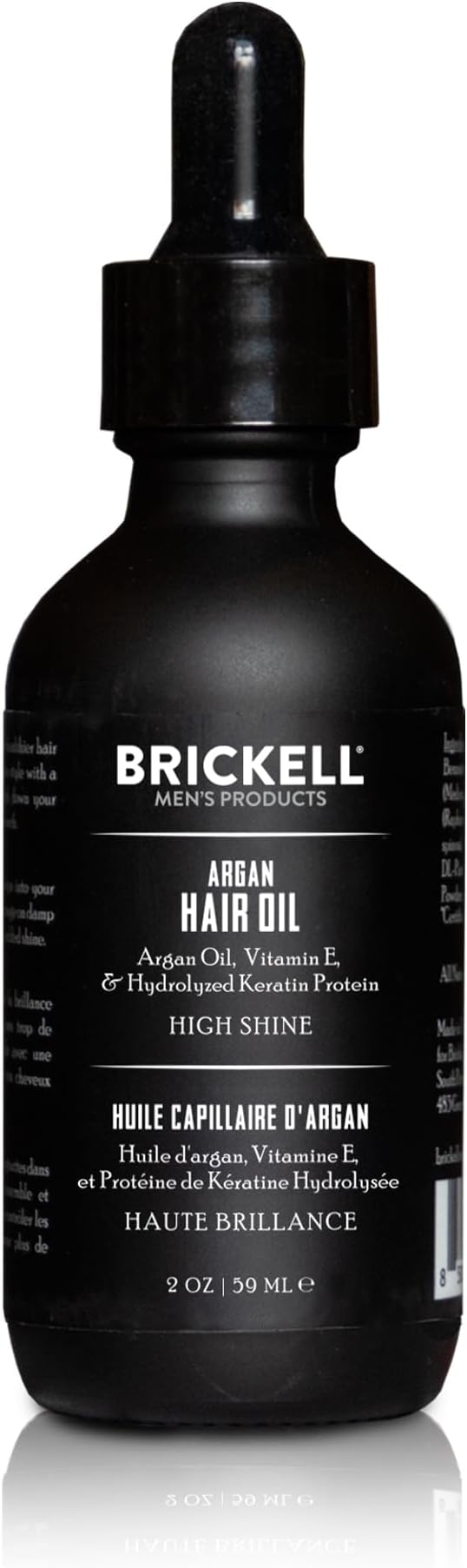 Brickell Men's Argan Oil Hair Treatment Organic Natural Lightweight 59ml Scented