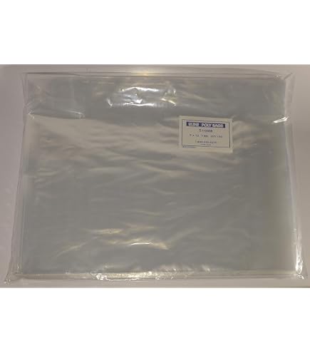 Confezione Da 100 Sacchetti Trasparenti Richiudibili Uline 9x12 Cm Con Adesivo – 1,5 MIL