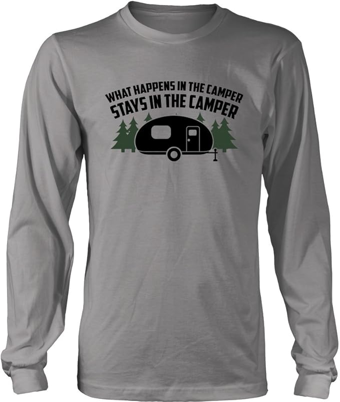 FUNNY SILLY CAMPING TSHIRT Long Sleeve Funny and Cute Camping TShirt