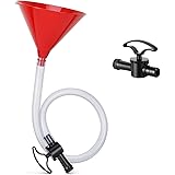 Farielyn-X Beer Bong Funnel with Valve - Newest Valve Design Extra Long 2.5 feet (30 inch) Kink Free Tube & Leakproof Easy Va