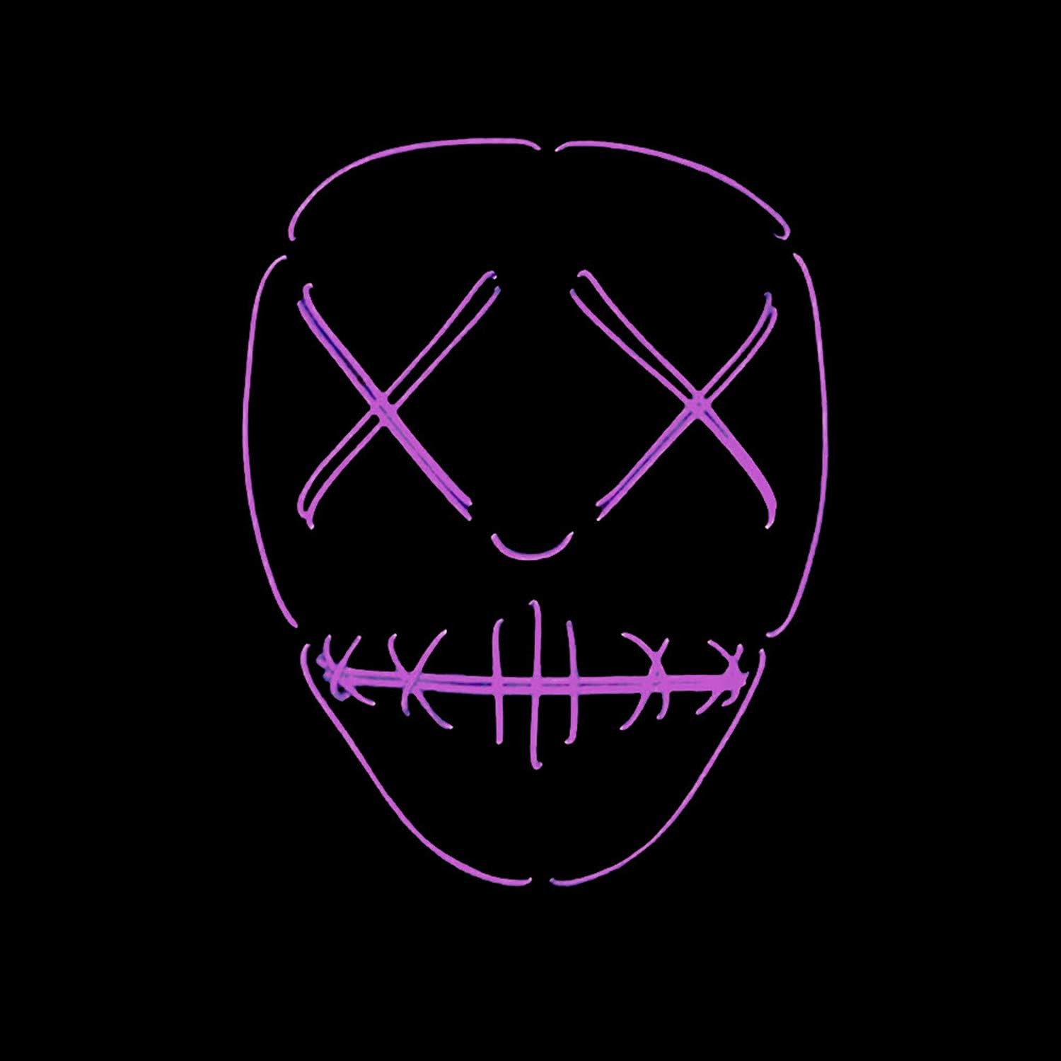 Original Cup The Purgeยฎ LED Mask, Led Mask Nightmare Pink