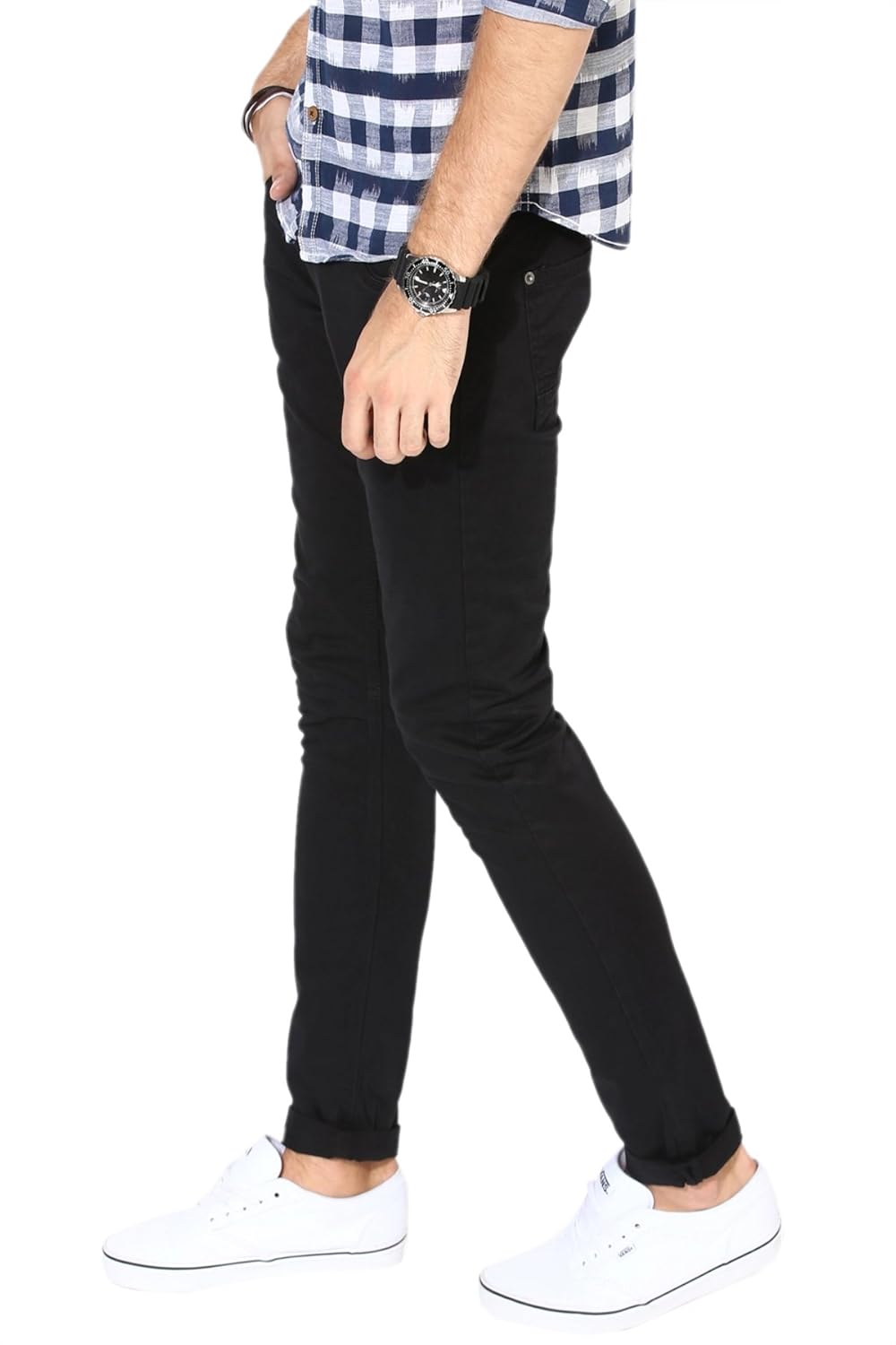 lawson copperstone fashionable denim black skinny fit jeans for mens