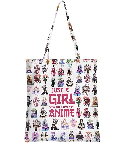 Amazon.com: LANBAIHE Just A GL Who Loves Anime Tote Bag, Anime