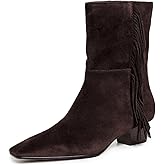 Madewell Women's The Lexie Fringed Ankle Boots in Suede