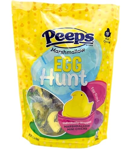 Amazon.com : PEEPS Marshmallow Chicks Egg Hunt Individually