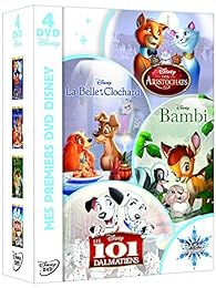 Mes premiers DVD Disney - Les Aristochats + La Belle et le Clochard + Bambi + Les 101 dalmatiens - Pack