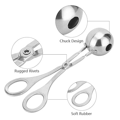 Acier Inoxydable Cookie Scoop Viande Baller Scoop Viande Baller Pinces