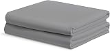 Sapphire Collection 200 Thread Count Egyptian Cotton Fitted Sheet King Grey view 6