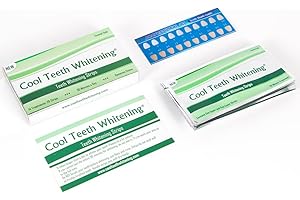 Cool Teeth Whitening 14 Day Teeth Whitening Strips with Strong Gel 28 Pcs, Color Hydrogen Peroxide White Tooth Remove Stains On The Go