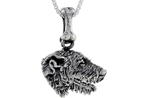 SABRINA SILVER Sterling Silver Irish Wolfhound Dog Pendant ©