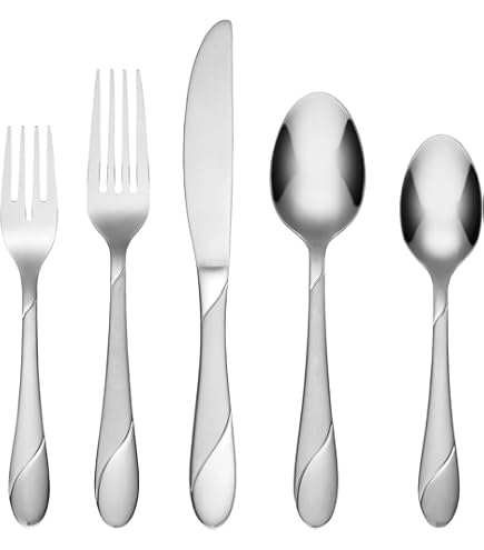 Amazon.com | Cambridge 26320CSLG12 Madison 20-Piece Flatware Set