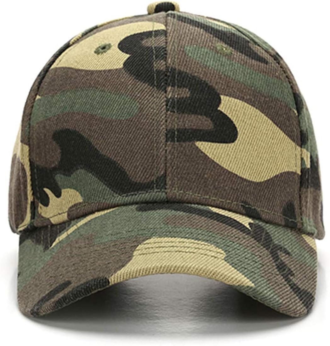 Baseball Cap Toddler Hat Beach Hat Kids Hats Sun Hat Boys and Girls Caps for 3-8 Years Army Green Camouflage: Clothing