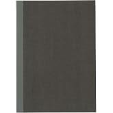 MUJI NAA12A9S Notebook, 0.2 inch (5 mm) Square, Dark Gray, B5, 30 Pieces, Thread Bound