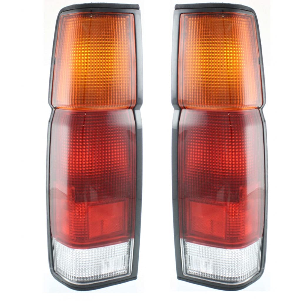Photo 1 of For Nissan D21 1990 91 92 93 1994 E/SE/XE Pickup Tail Light Driver and Passenger Side, Pair | For NI2808102, NI2809102 | 26526-01G00, 26521-01G00