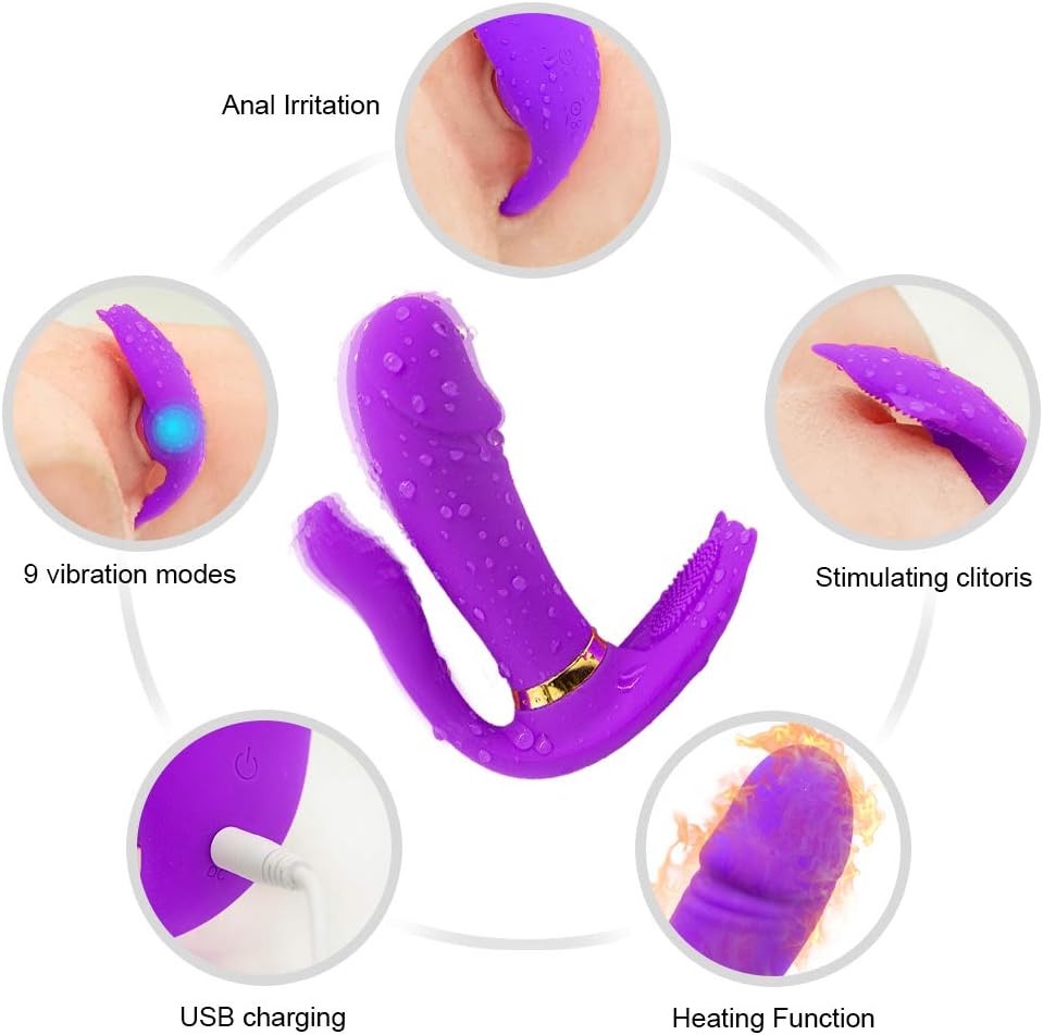 Med+ical Silicone Perfect Size Vibrante Toy for Women Wearable V+ibrator Wireless Remote Control Vibrating Rechargeable M+a+ssager for Women Couples