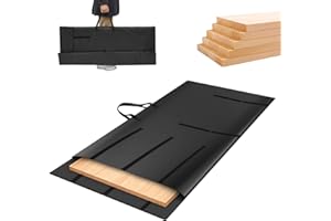 Table Leaf Storage Bag Waterproof, Heavy Duty Dining Table Leaf Storage Bag with Adjustable Buckle Plush Lining, 50.79 X 27.1