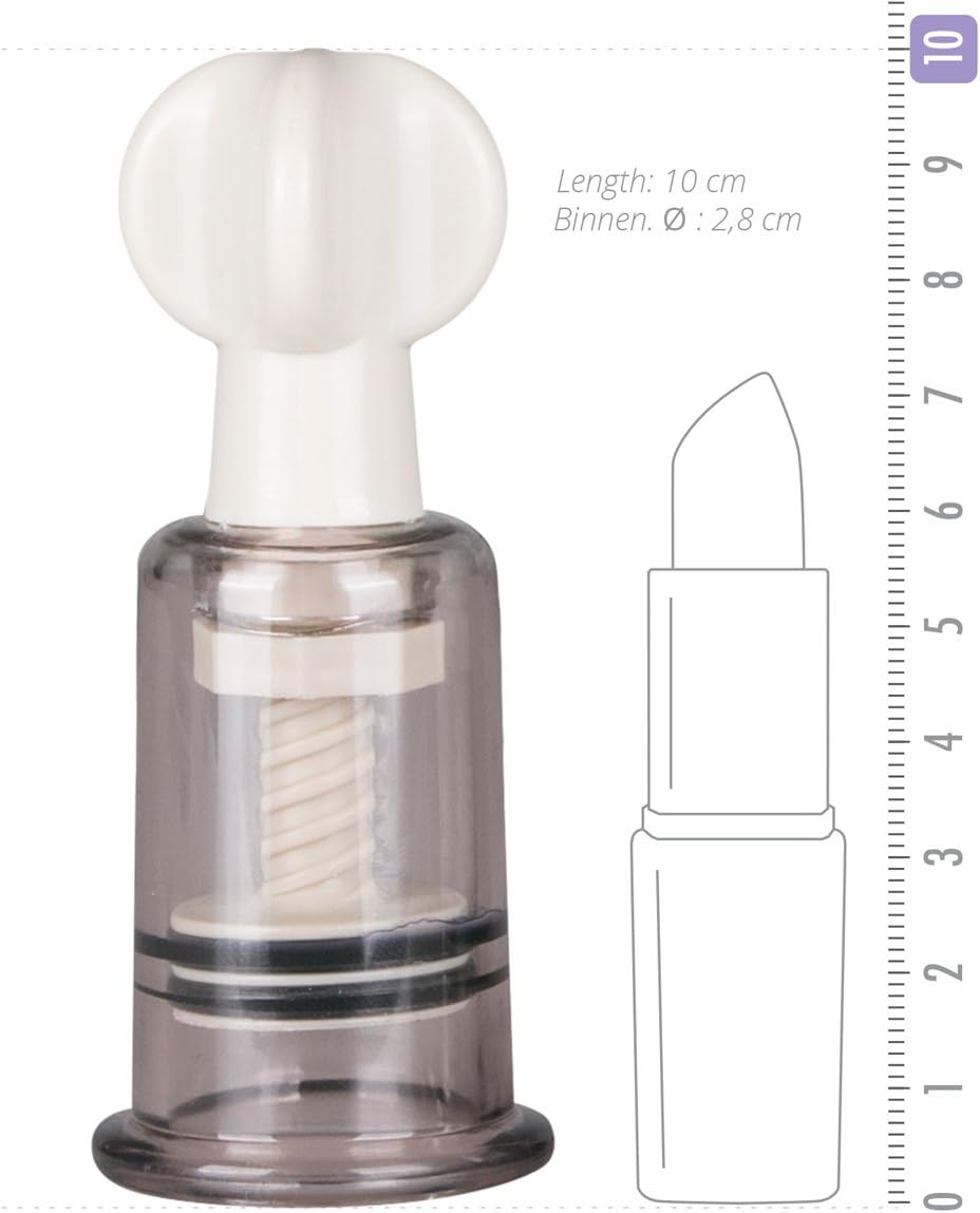 EasyToys Fetish Collection Nipple and Clit Suckers, Small, 2-Piece, Transparent, Clear - Image 5