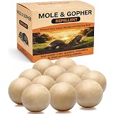 Kopplvn Mole Repellent, Gopher Repellent for Lawn, Groundhog Deterrent-12P | Vole Repellant Outdoor, Armadillo Repellents for Yard, Pet Safe Keep Moles Away for Garden, Long Lasting Protection