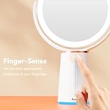 Auxmir 7.5" Double-Sided Magnifying Makeup Mirror with 52 LED Lights view 7