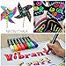 ProStationery Chalk Markers Fine Tip Erasable Liquid Chalk Marker Pen with Reversible Tip W60 6mm 8 Neon Colours with Free 40 Chalk Board Labels