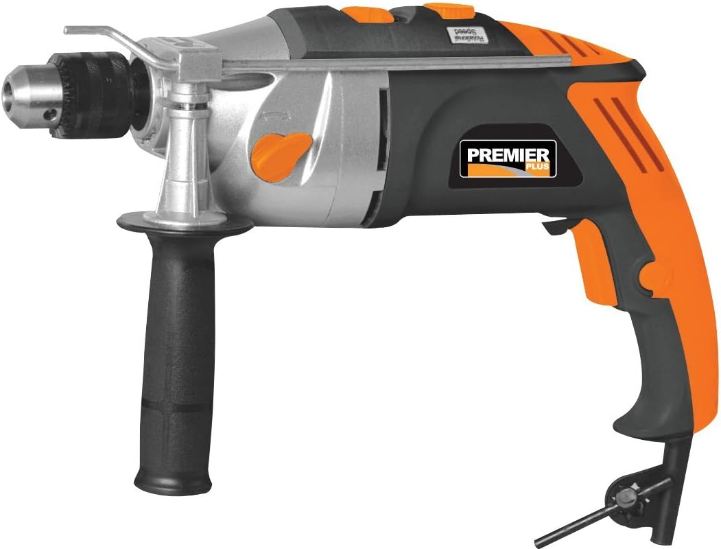 AmTech 1200W Electric Hammer Drill With Aluminium Gear Box Accessories