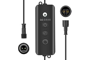 WOOLZ 80-100W Dusk to Dawn Sensor for SUNTHIN Landscape Lighting, Timer and Dimming, Compatiable with SUNTHIN Warm White Spotlights Only