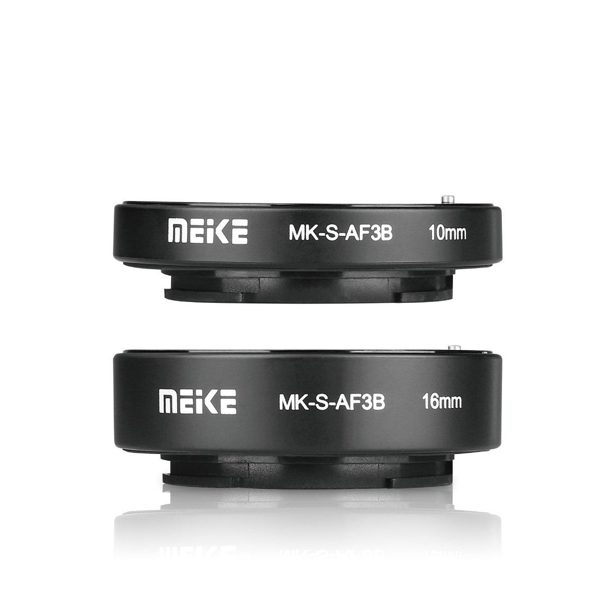 Meike MK-S-AF3B Auto Focus Plastic Extension Tube Macro Adapter Ring for Sony NEX 3 NEX 5 NEX 6 A6000 A6100 A6300 A6400 A6500 A6600 A7 (10mm +16mm)