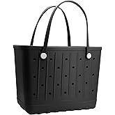 GBB Rubber Large Beach Tote Bag Portable Travel Bag Waterproof Travel Handbags for Beach all Purpose Storage Bags