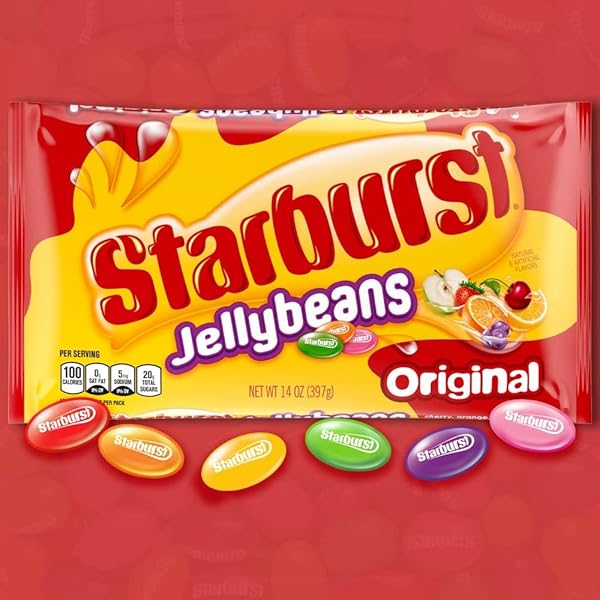 STARBURST ORIGINAL EASTER JELLY BEANS CHEWY CANDY, 14 OZ BAG